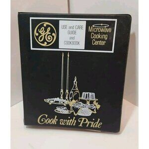 GE Microwave Cookbook Cooking Center Use Care Guide 1970 Parts Recipes